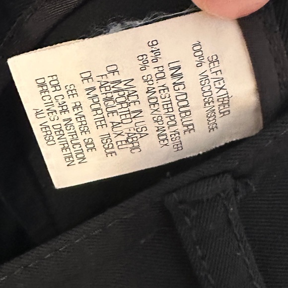 THEORY Black Cropped Capri joggers size 4 - Picture 6 of 6